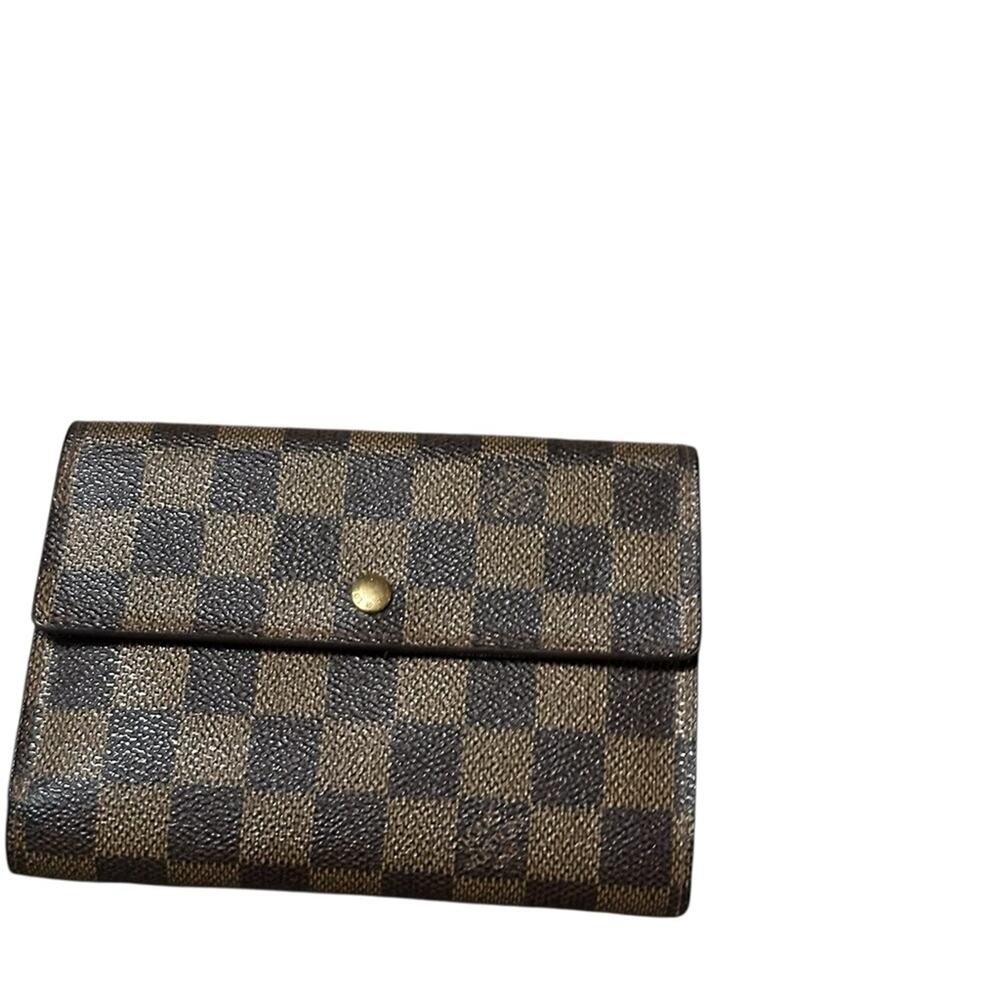 Louis Vuitton Damier Ebene Porte Tresor Etui Papier Wallet - Picture 2 of 9